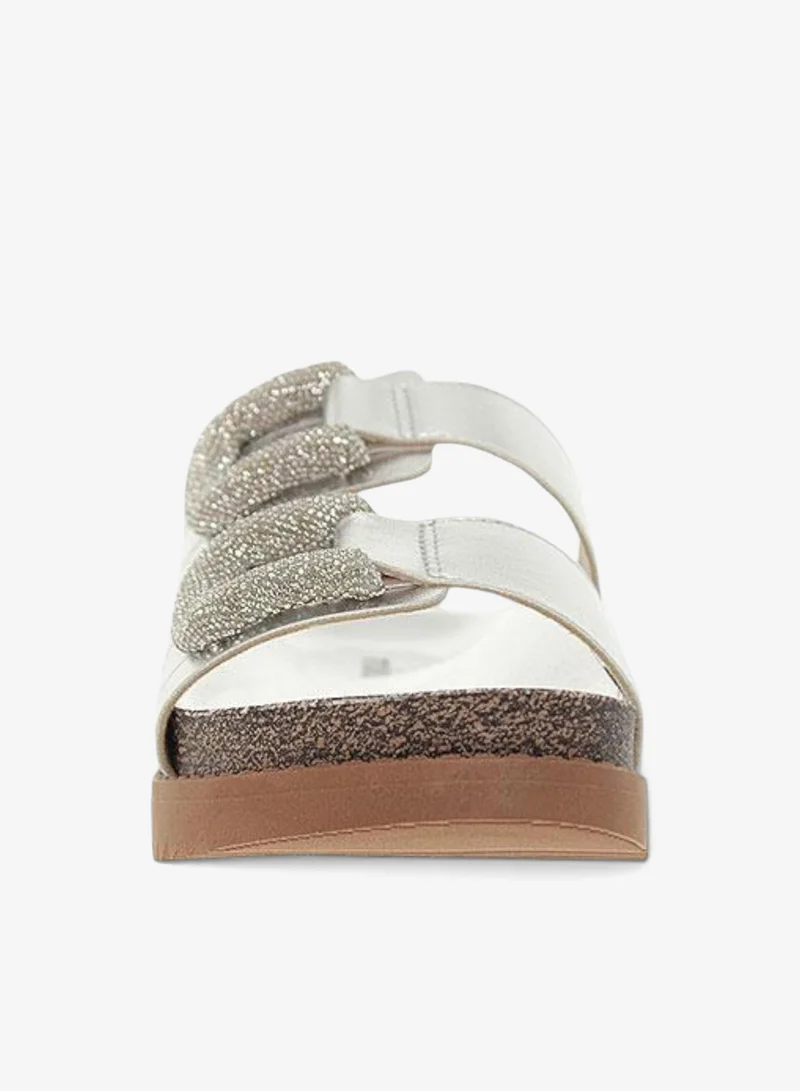 موليكا صنادل مسطحة للنساء - صنادل مسطحة أنيقة ونعال مسطحة مريحة للسيدات