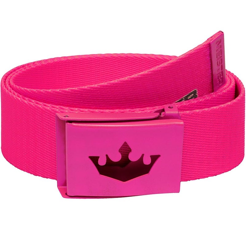 Meister Player Golf Web Belt - Adjustable & Reversible - Hot Pink - Image 5