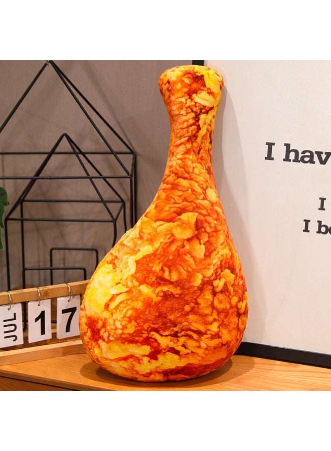 Creative Pillow Funny Simulation Chicken Leg Plush Toy Doll Spicy Chicken Leg Gift Activity Gift-Specifications:Crispy Chicken Legs-color:20cm0.03kg - Image 1