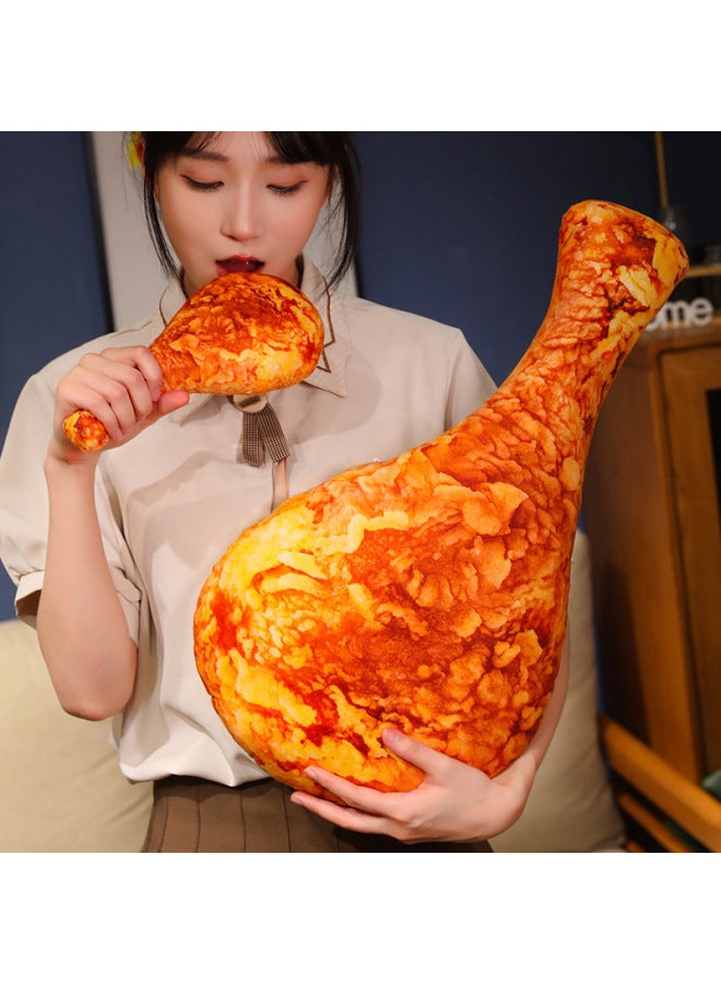 Creative Pillow Funny Simulation Chicken Leg Plush Toy Doll Spicy Chicken Leg Gift Activity Gift-Specifications:Crispy Chicken Legs-color:20cm0.03kg - Image 4