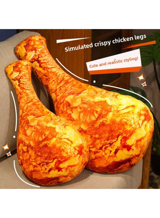Creative Pillow Funny Simulation Chicken Leg Plush Toy Doll Spicy Chicken Leg Gift Activity Gift-Specifications:Crispy Chicken Legs-color:20cm0.03kg - Image 2