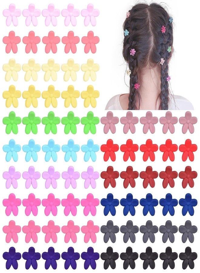 Magrido 128 PCS Mini Hair Claw Clips for Baby Girls | Cute Flower & Star Hair Clips Set | Small Non-Slip Hair Accessories for Kids, Toddlers, School Girls & Teens | Multicolor - Image 2