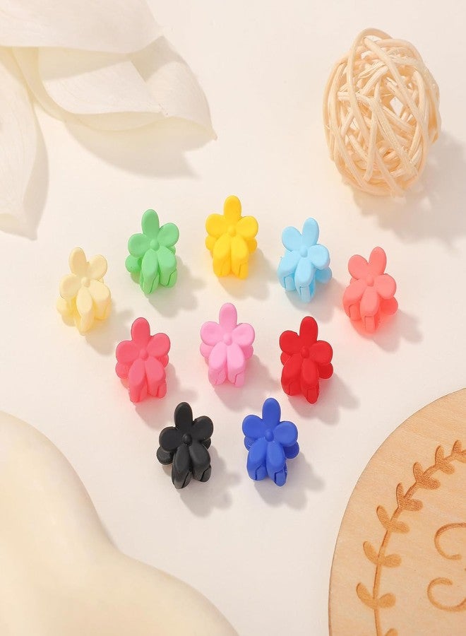 Magrido 128 PCS Mini Hair Claw Clips for Baby Girls | Cute Flower & Star Hair Clips Set | Small Non-Slip Hair Accessories for Kids, Toddlers, School Girls & Teens | Multicolor - Image 4