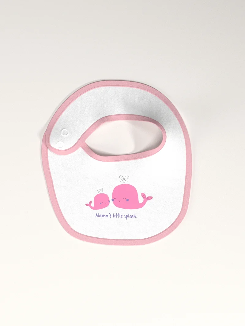 Nautinati Nautinati Infants' Cotton Pack of 3 Ocean Print Bib