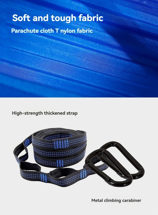M MIAOYAN Double inflatable hammock outdoor swing for adults and children to prevent rollover in the wild camping and mosquito net hammock  - Image 3