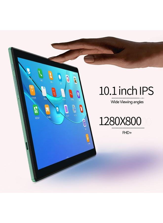 Green Tiger - BDF P50 4G LTE Tablet PC 10.1 inch 8GB Plus 128GB Android 11 MTK6755 Octa Core with Leather Case Support Dual SIM EU Plug Blue - Image 1