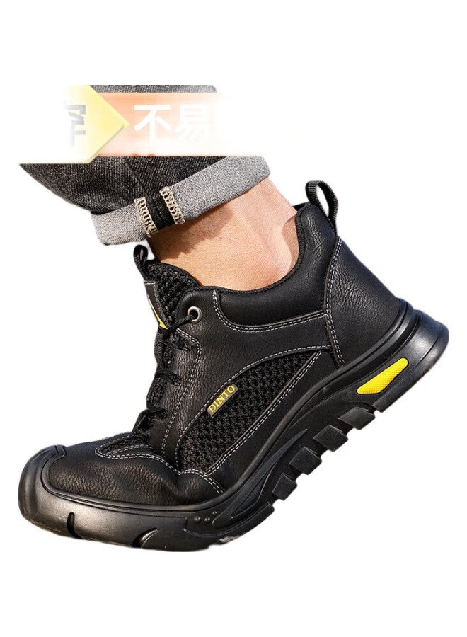 Jingtu Safety Shoes For Men, Comfortable, Durable, Steel Toe Cap, Puncture-Resistant, Breathable For Summer, Safety Work Shoes F003T Size 43 - Image 2