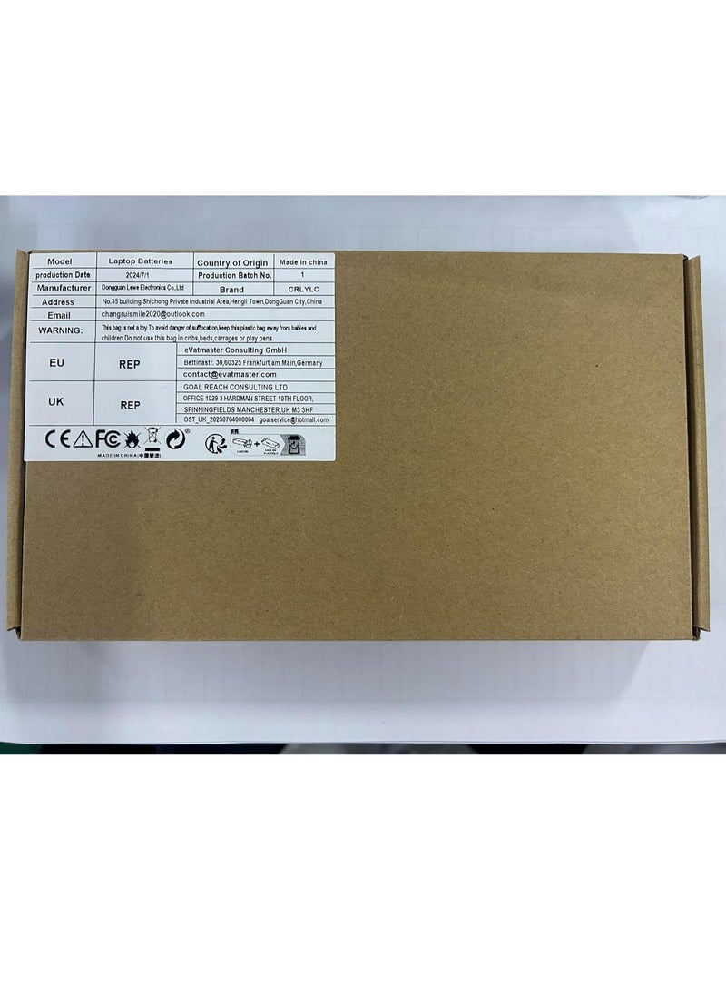 Generic 7.6V 68WH GJKNX 93FTF Laptop Battery for Dell Latitude 5280 5288 5290 5480 5488 5490 5491 5495 5580 5590 Precision 15 3520 3530 Mobile Workspace GD1JP DY9NT 83XPC 4YFVG VG93N NY5PG WFWKK  - Image 2