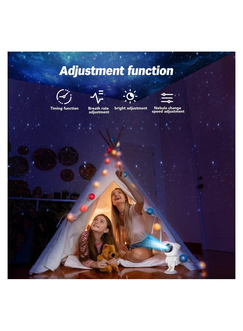 ELTERAZONE Star Projector Night Lights,Kids Room Decor Aesthetic,Tiktok Astronaut Galaxy Projector Night Light,Remote Control Timing and 360°Rotation Magnetic Head,Lights for Bedroom,Gaming Room Decor - Image 3