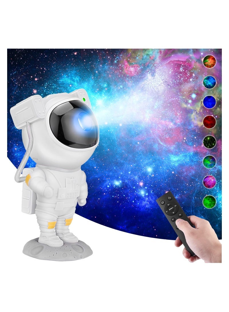 ELTERAZONE Star Projector Night Lights,Kids Room Decor Aesthetic,Tiktok Astronaut Galaxy Projector Night Light,Remote Control Timing and 360°Rotation Magnetic Head,Lights for Bedroom,Gaming Room Decor - Image 1