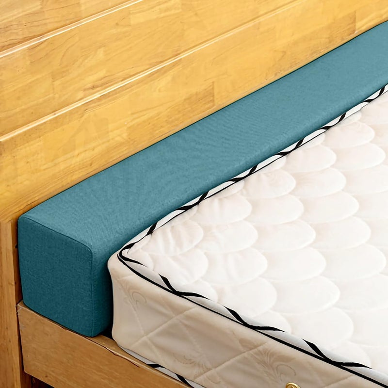 ThinMay Mattress Extender for Twin/Twin XL/Queen/King Bed, Bed Gap/Space/Crack Filler Between Headboard and Mattress or Wall, High-Density Foam with Removable Cover(Dark Blue-LxWxH-39 * 2 * 6in) - Image 1