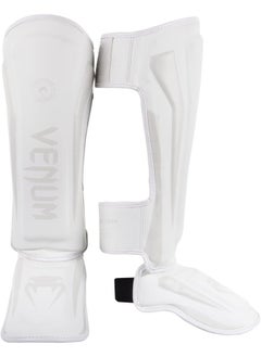 VENUM Elite Standup Shin Guards White/White  - Image 1