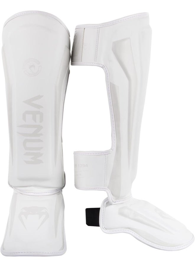 VENUM - Elite Standup Shin Guards White/White - Image 1