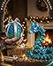 Tangting phoenix Easter Basket Stuffer 3D Printed Dragon Egg that Hatches Poseable BlueGreen Dragon Reusable Treasure Chest Fidget Gift for Kids 310 Collectors Fantasy Lovers BlueGreen - Image 2