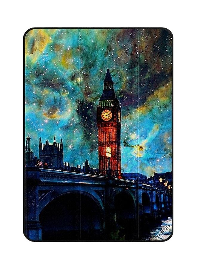 نيبمينينت غطاء حماية بطبعة برج لندن ليلاً لجهاز آبل آي باد برو من الجيل الثاني متعدد الألوان