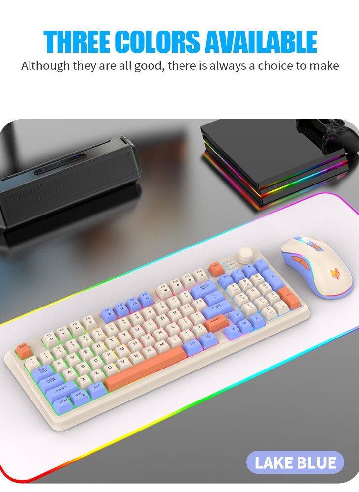 زونفوكس - مجموعة ألعاب RGB مع ماوس ولوحة مفاتيح بتصميم عصري - Image 1