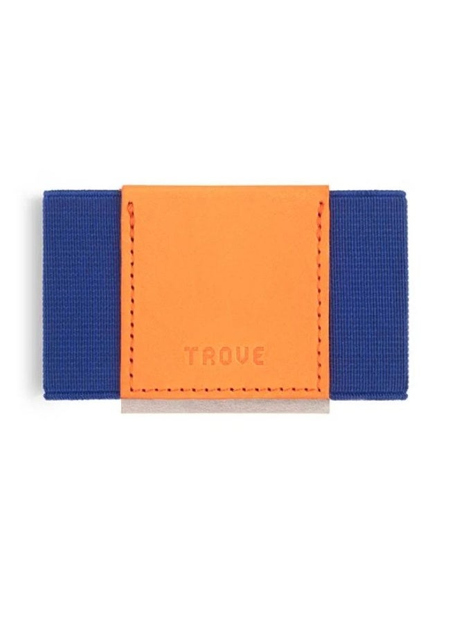 Trove Innovative blue and orange card wallet from Trove - Image 1