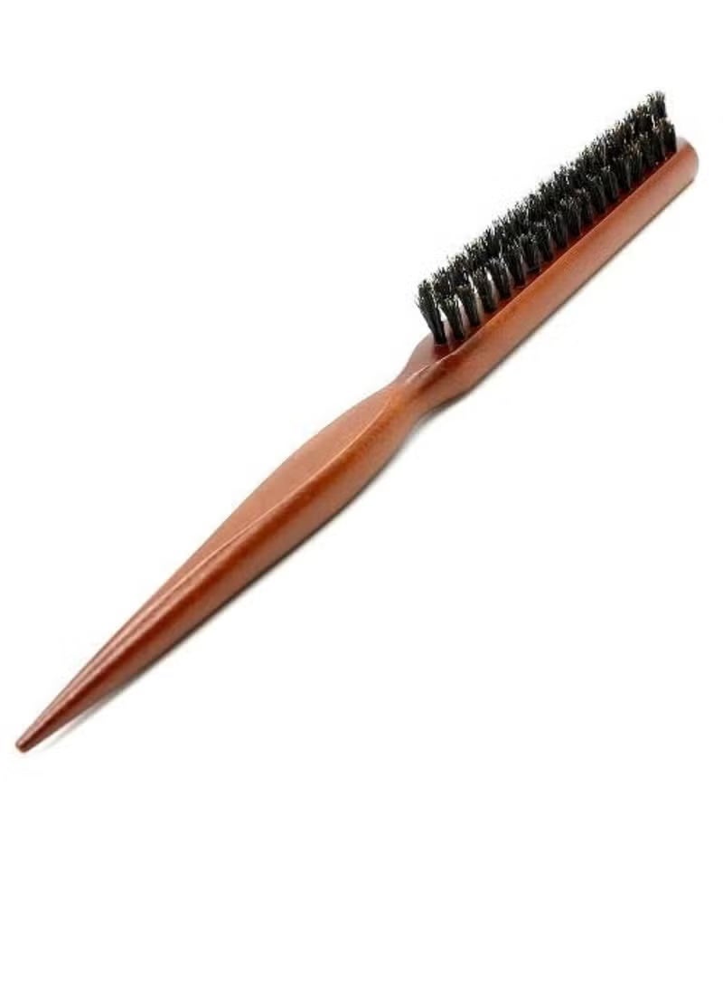 ALICE Baby Hair Brush for Styling and Frizz Control with Wooden Comb for Detangling, Reducing Breakage, and Maintaining Hold and Shine - Image 1