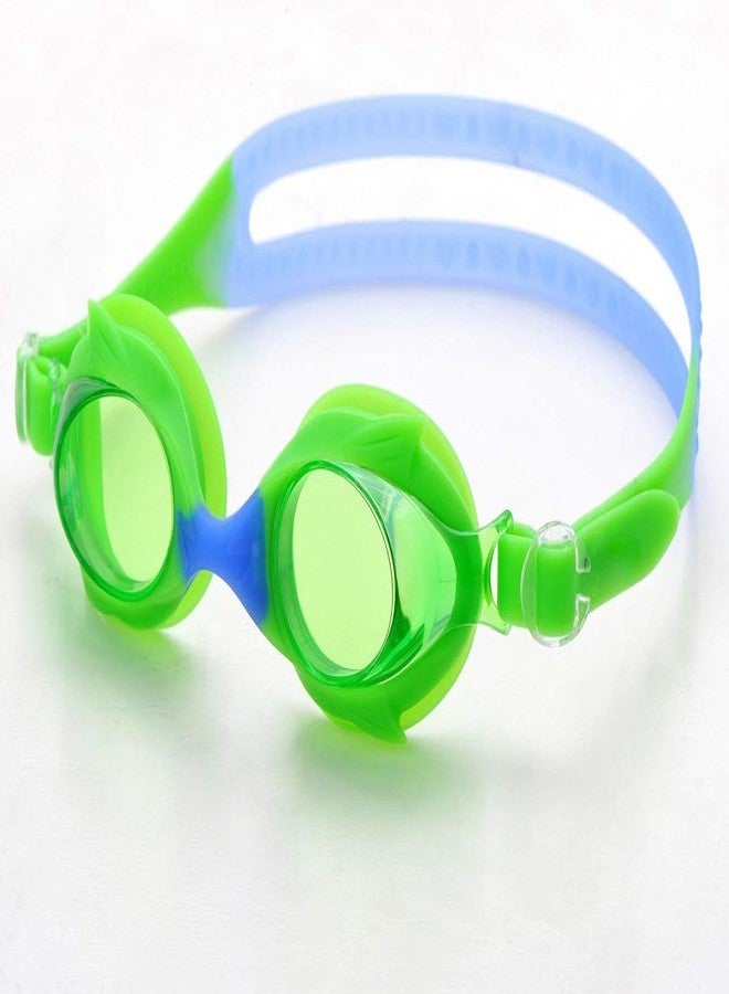 Saeko Unisex Swimming Goggle with Ultra Anti Fog, UV Protection for Kids(3-8) (Green) - Image 1