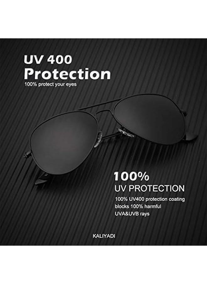 Generic Classic Aviator Sunglasses for Men Women Driving Sun glasses Polarized Lens UV Blocking  - Image 2