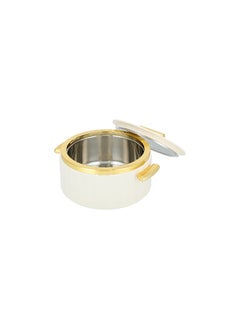 La Mesa LA MESA FOOD WARMER 2 LITER  MATT WHITE BODY+MATT GOLD  - Image 3