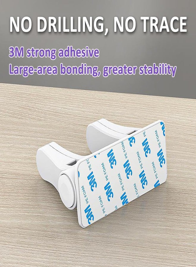 Flyaway Door Lever Lock Child Proof, 2 Pack Door Handle Baby Proof No Drilling, 3M Adhesive Child Safety Cabinet Locks for Doors Simple Install and No Tools Needed, White - Image 4