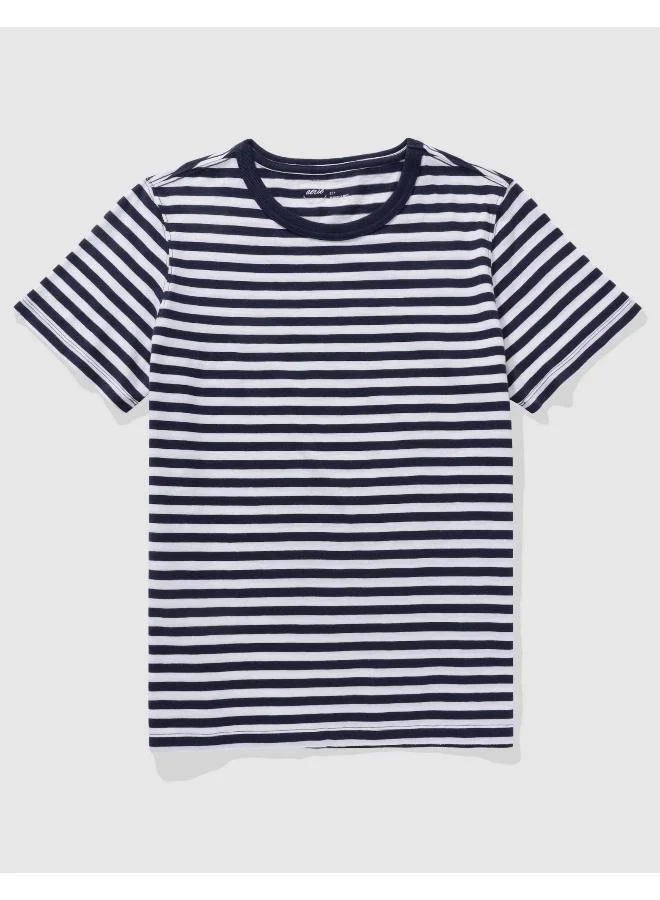آري من امريكان ايجل Classic Stripe Crew Neck T-Shirt