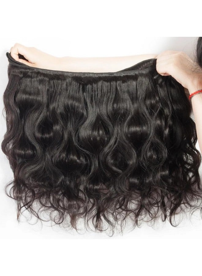Superfect Human Hair Bundles 18 20 22 Inch Body Wave Bundles Human Hair 12A 100% Unprocessed Brazilian Virgin Hair Weave 3 Bundles Deals Human Hair Natural Black Color (18 20 22 Body Wave 3 Bundles) - Image 5