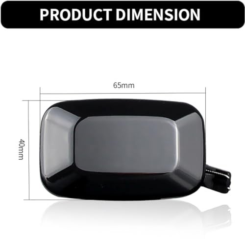 Polarlander Car Side Marker Lights Dynamic LED Turn Signal Indicator Rearview Mirror Lamp Compatible for Toyota Landcruiser Land Cruiser 70 80 100 Series 98-07 Smoked Lens Pack for 2 - Image 5