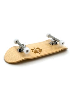 Teak Tuning Teak Tuning 34mm Pro Fingerboard Complete - Fully Assembled with Pro Level Components - Pro Shaped Wooden Deck (34x97mm), UltraSpin Bearing Wheels, Prodigy Gen2 Trucks - Silver Heels  - Image 2