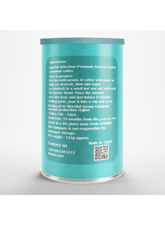 D PONO Creamy Cinnabon Coffee – Coffee with premium cinnamon flavors and a warming cinnamon experience – 125g - Image 3