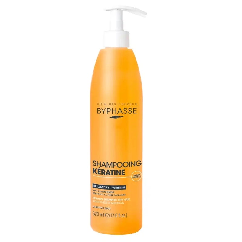 Byphasse Shampooing Keratine Shampoo Dry Hair- 520ml - Image 1
