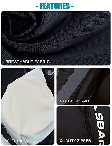FEOYA Women’s Long Sleeve Swimsuit Quick Dry Diving Swimming Suit Breathable Full Body Swimsuit Sun Protection Swim Rash Guard S - Image 3