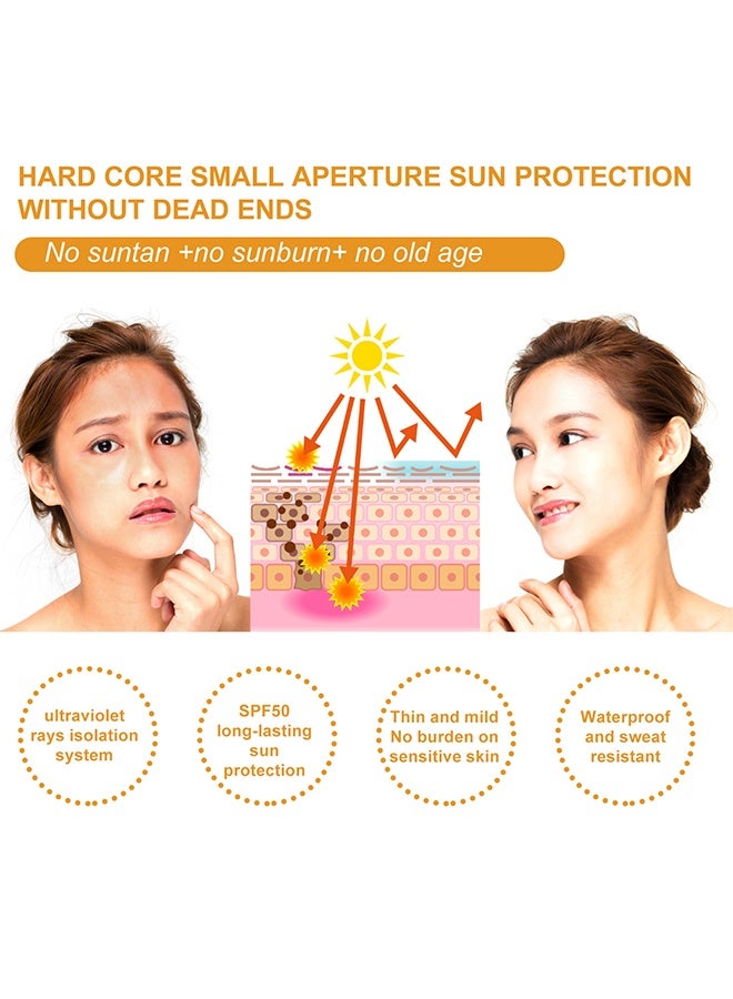 EELHOE CLEAR MOISTURIZING AND SUN CREAM SPRAY SPF50+ PA+++, REFRESHING MOISTURIZING AND CARING SKIN MAKE THE SKIN TENDER MOIST AND RADIANT, Refreshing Moisturizing & Caring for the Skin, The Skin Feels Fresh and Makes the Skin look Supple and Moisturized, to Prevent Uv Damage to The Skin, Summer for Both Men And Women150ml - Image 5