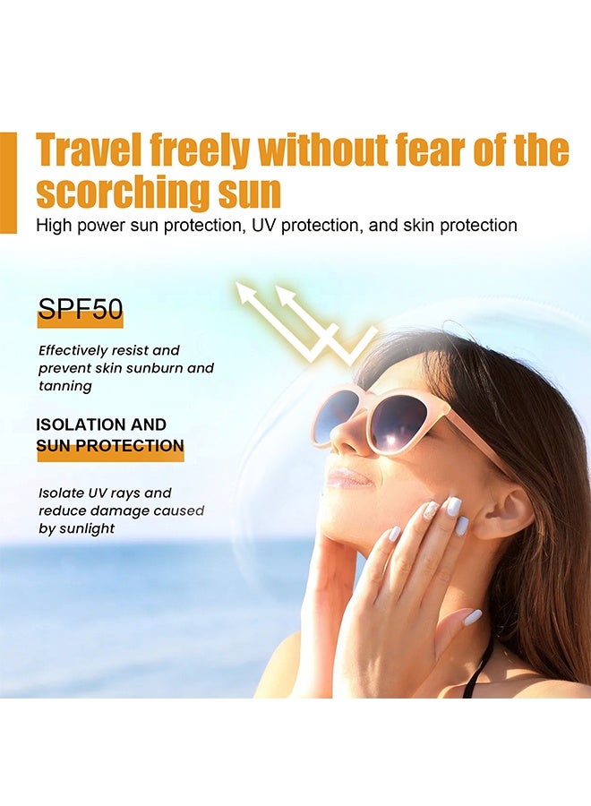 EELHOE CLEAR MOISTURIZING AND SUN CREAM SPRAY SPF50+ PA+++, REFRESHING MOISTURIZING AND CARING SKIN MAKE THE SKIN TENDER MOIST AND RADIANT, Refreshing Moisturizing & Caring for the Skin, The Skin Feels Fresh and Makes the Skin look Supple and Moisturized, to Prevent Uv Damage to The Skin, Summer for Both Men And Women150ml - Image 3
