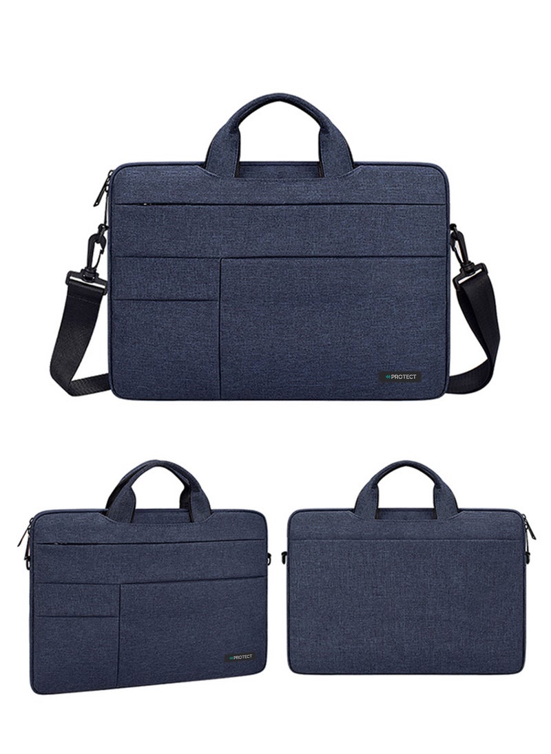 Protect Laptop Bag For 15 Inches Laptops Fits Up to 16 Inches Laptops and Macbooks Water Resistant Premium Quality Fabric Toploader  - Image 1