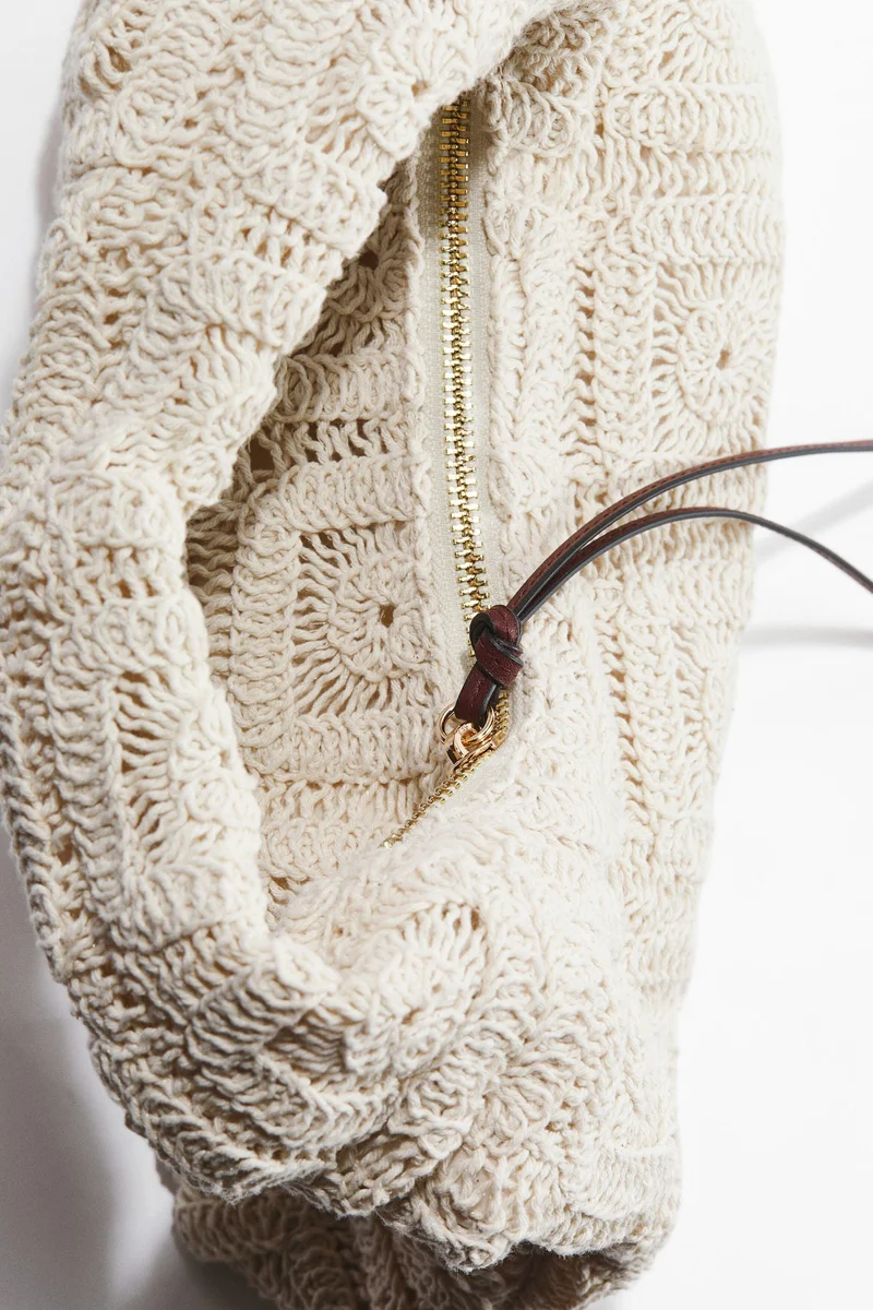 H&M Crochet-look handbag