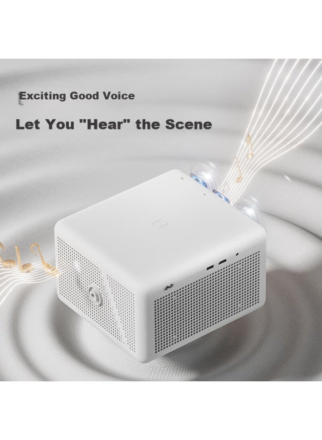 JD.com Jd Jingzao Chasing Light Pro Gimbal Projector High Brightness Version True 1080p Portable Home Projector 700cvia+10w Rui Li Acoustic Speaker Home Theater - Image 2