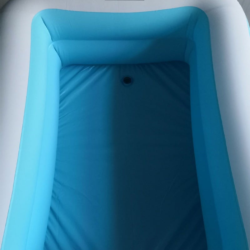 1PC Inflatable Pool Bathtub Funny Water Mattress Swimming Pool Toy for Boys Girls Babies(Sky- ) - Image 5