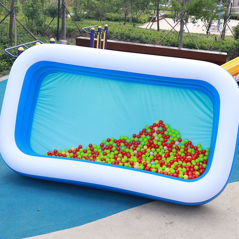 1PC Inflatable Pool Bathtub Funny Water Mattress Swimming Pool Toy for Boys Girls Babies(Sky- ) - Image 1