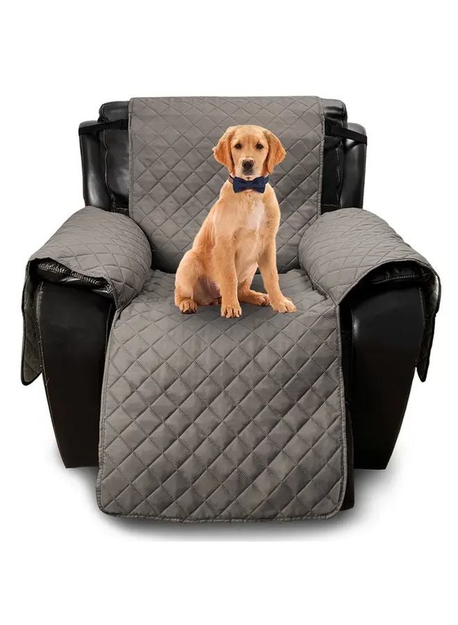 غطاء أريكة كبير مضاد للانزلاق لحماية المقعد المفرد قابل للغسيل الآلي بلون الرمل - Image 1