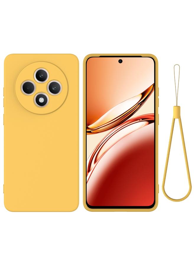 S-TOP Case For OPPO Reno12 F 5G Pure Color Liquid Silicone Shockproof Phone Case - Image 1