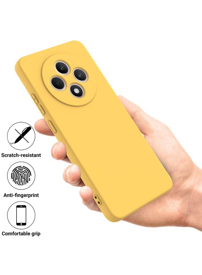 S-TOP Case For OPPO Reno12 F 5G Pure Color Liquid Silicone Shockproof Phone Case - Image 2