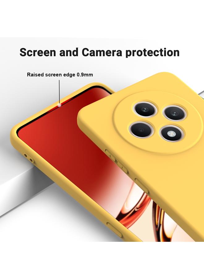 S-TOP Case For OPPO Reno12 F 5G Pure Color Liquid Silicone Shockproof Phone Case - Image 4