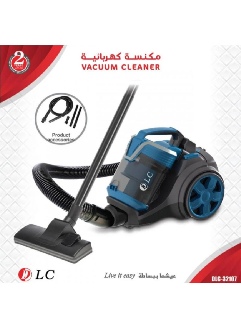 D L C Vacuum Cleaner 1400 W DLC 32107 Blue/Black - Image 2