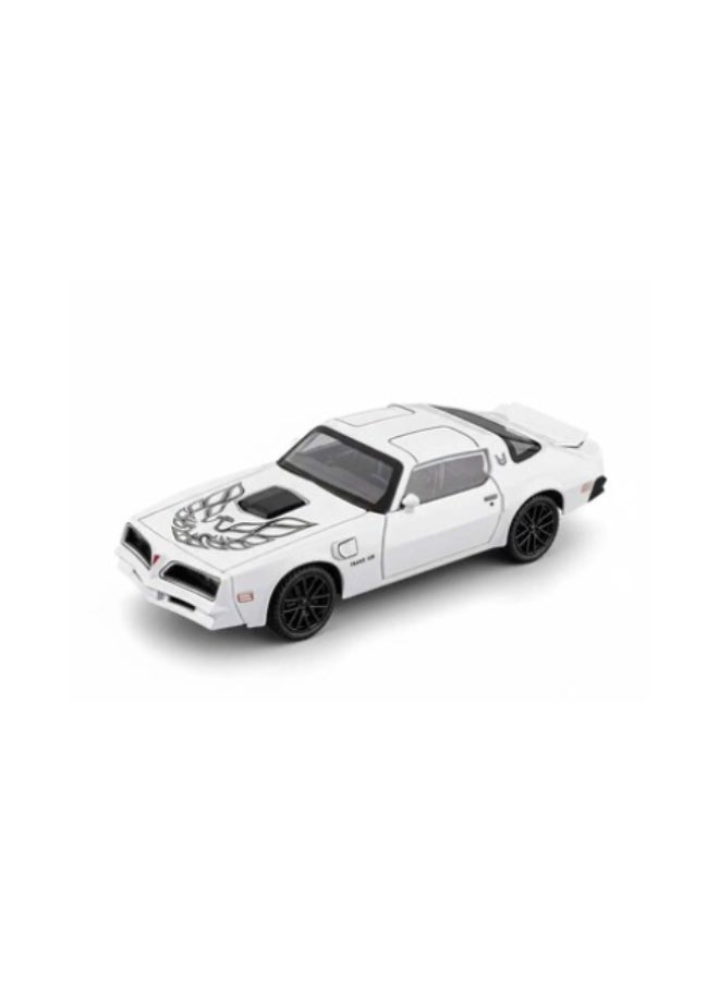 Pull Back سيارة "بونتياك فايربيرد ترانس آم" (Pontiac Firebird Trans Am) مصبوبة (Die-cast) بمقياس 1:32، تعمل بآلية السحب للخلف (Pullback)، موديلات متنوعة - رقم الصنف 321021 - Image 2