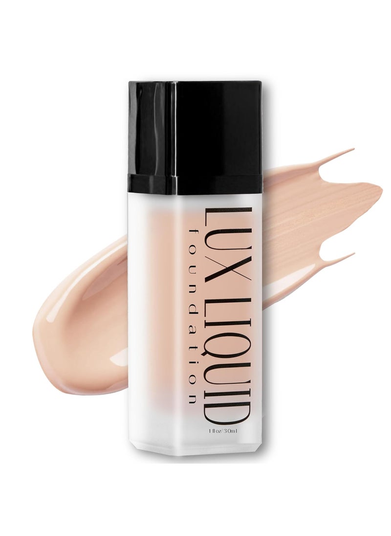 BaeBlu - Organic Aloe-Based LUX Liquid Foundation, Natural Vegan Gluten-Free Made in USA, Cream - Image 1