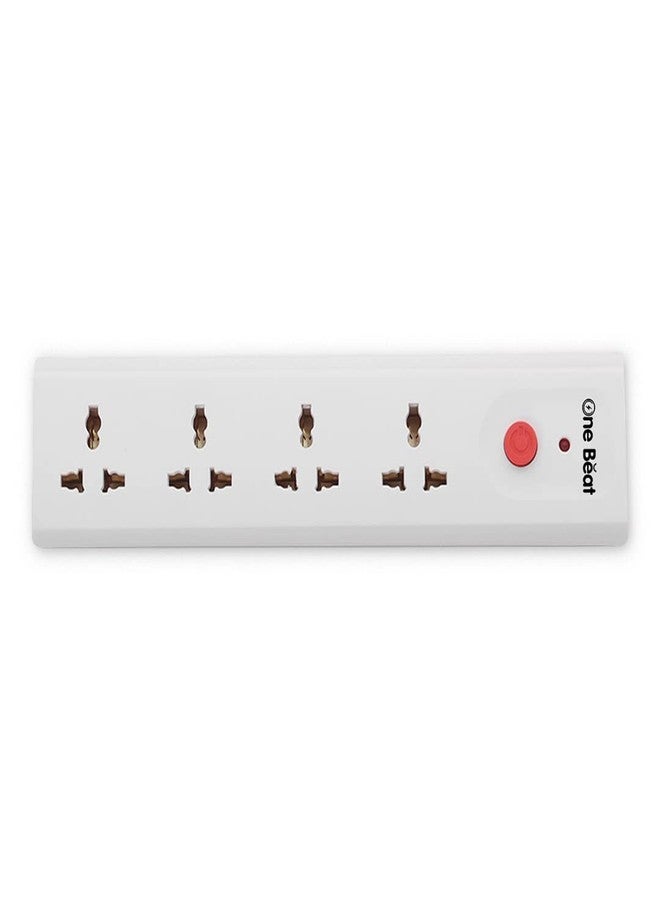 One Beat Extension Board with Power Load 10 AMP, 4 Meter Power Cable, Fuse Protection (4 Socket) - Image 1