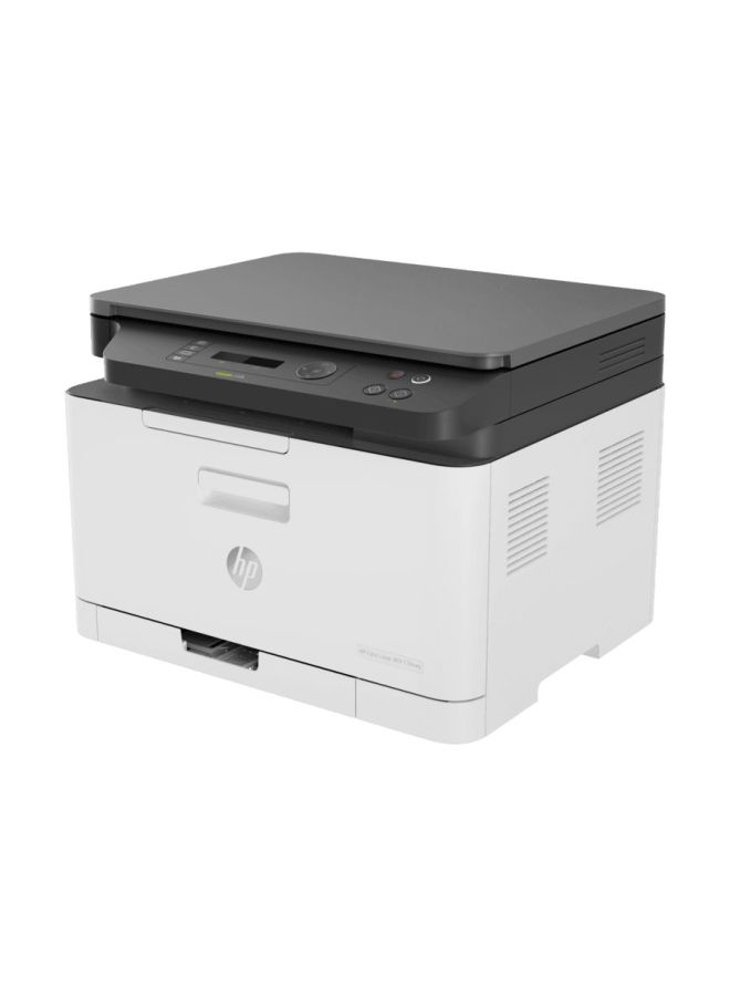HP طابعة ملونة Laserjet MFP 178nw مزودة بوظيفة الطباعة/النسخ/المسح الضوئي/Wi-Fi أبيض/أسود أبيض/ أسود - Image 1