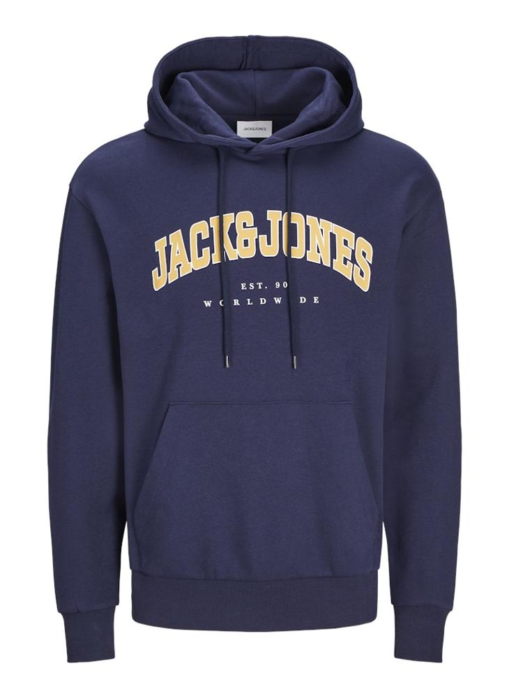 JACK & JONES Plus Size Logo Print Relaxed Fit Hoodie - Image 5
